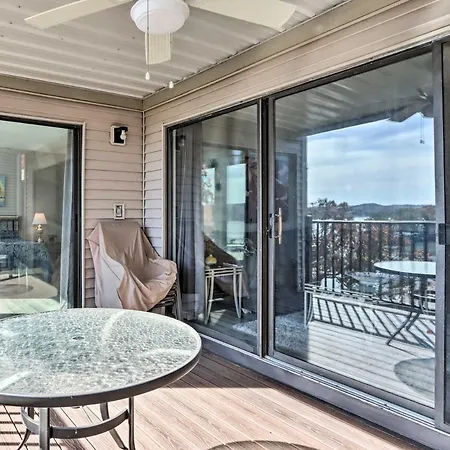 Bright Lake Ozark Condo With Fireplace And Grill!